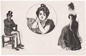 old gent and young Gibson Girls